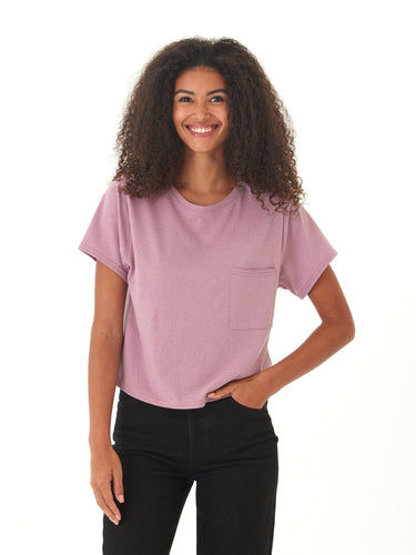 Shelbie Triblend Jersey Pocket Tee Threads 4 Thought