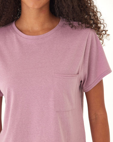 Shelbie Triblend Jersey Pocket Tee Threads 4 Thought 