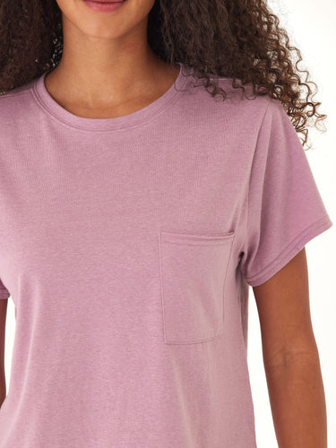 Shelbie Triblend Jersey Pocket Tee Threads 4 Thought