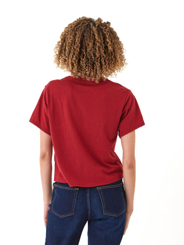 Shelbie Triblend Jersey Pocket Tee Womens Tops Short Tee Threads 4 Thought 