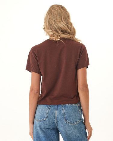 Shelbie Triblend Jersey Pocket Tee Womens Tops Short Tee Threads 4 Thought 