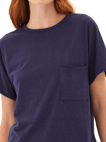 Shelbie Triblend Jersey Pocket Tee Womens Tops Short Tee Threads 4 Thought