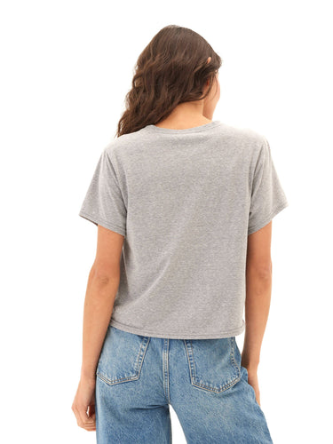 Shelbie Triblend Jersey Pocket Tee Womens Tops Short Tee Threads 4 Thought 