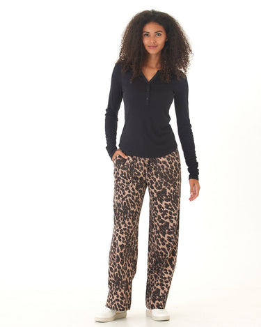 Akia Feather Rib Long Sleeve Henley Threads 4 Thought 