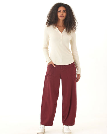 Akia Feather Rib Long Sleeve Henley Threads 4 Thought 