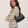 Akia Caribbean Stripe Feather Rib Long Sleeve Henley Womens Tops Long Shirt Threads 4 Thought 