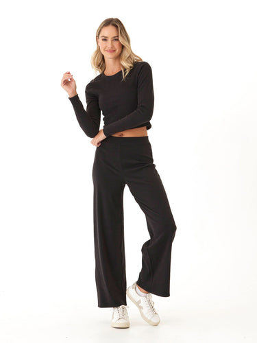 Pramila Brushed Performance Rib Long Sleeve Top Womens Tops Long Tee Threads 4 Thought 