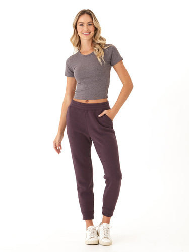 Guadalupe Heather Luxe Jersey Crop Tee Womens Tops Short Tee Threads 4 Thought 