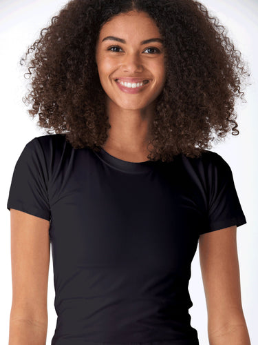 Guadalupe Heather Luxe Jersey Crop Tee Womens Tops Short Tee Threads 4 Thought