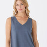 Kristie Criss Cross Heather Luxe Jersey Tank Womens Tops Tanks Threads 4 Thought 