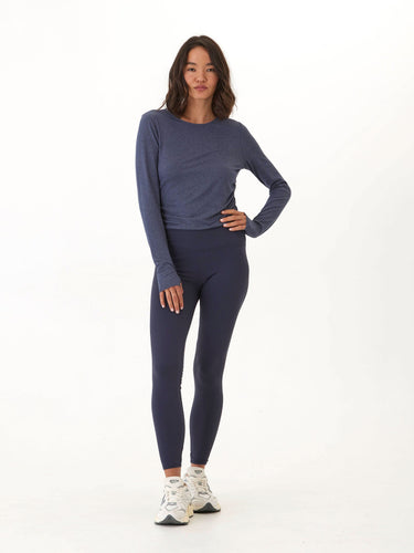 Amabella Heather Luxe Jersey Ruched Long Sleeve Womens Tops Long Threads 4 Thought 