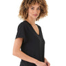 Bettine Modal Terry V-Neck Tee Womens Tops Short Tee Threads 4 Thought 