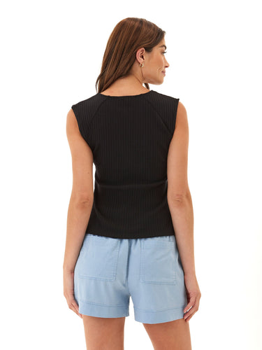 Leah Organic Rib Square Neck Tank Womens Tops Tanks Threads 4 Thought 