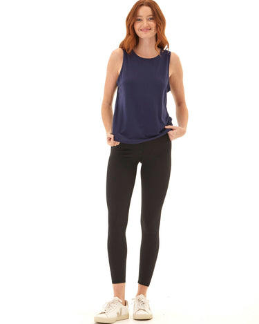 Desirae Tencel Jersey Twist Shoulder Tank Womens Tops Tanks Threads 4 Thought 