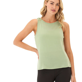 Desirae Tencel Jersey Twist Shoulder Tank Womens Tops Tanks Threads 4 Thought 
