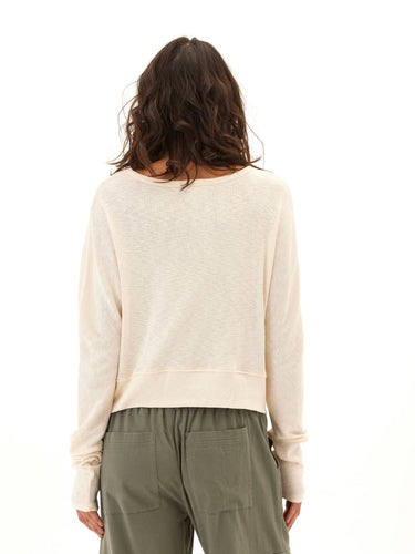 Chloe Textured Jersey Twist Dolman Top Threads 4 Thought 