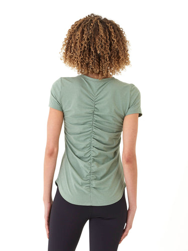 Arry Luxe Jersey Ruched Tee Womens Tops Short Tee Threads 4 Thought 