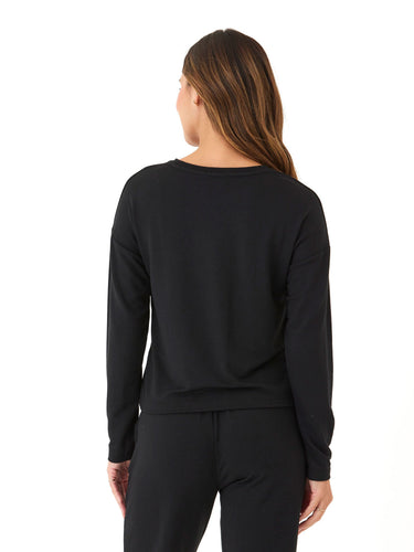 Shaina Modal Terry Pocket Long Sleeve Womens Tops Long Tee Threads 4 Thought 