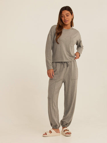 Lottie Modal Terry Jogger Womens Bottoms Sweatpants Threads 4 Thought 