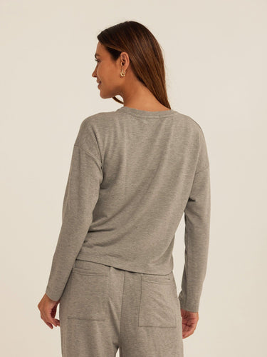 Shaina Modal Terry Pocket Long Sleeve Womens Tops Long Shirt Threads 4 Thought 