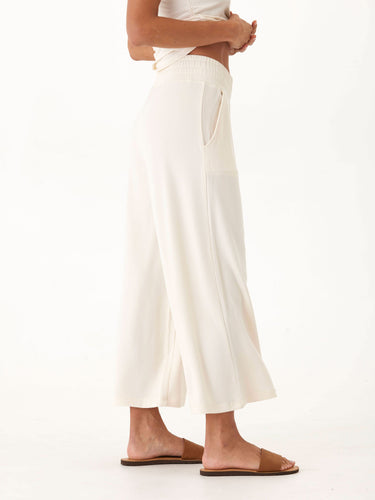 Serena Modal Terry Wide Leg Crop Pant Threads 4 Thought