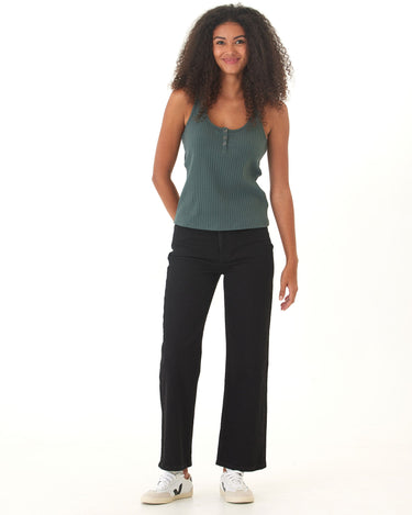 Kathy Organic Rib Henley Tank Womens Tops Tanks Threads 4 Thought 