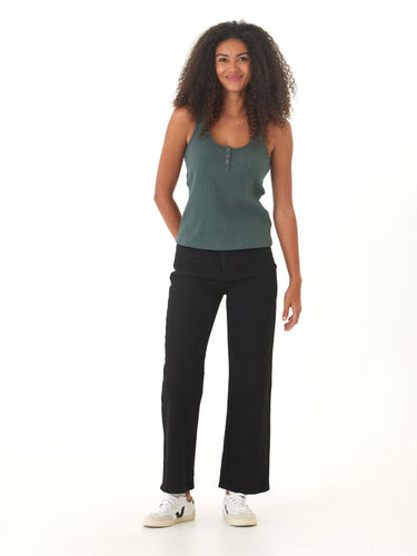 Kathy Organic Rib Henley Tank Womens Tops Tanks Threads 4 Thought 