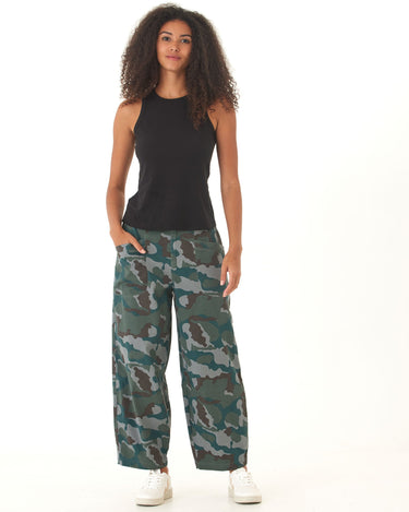 Lauren Cloud Camo Stretch Twill Pleated Barrel Pant Threads 4 Thought 