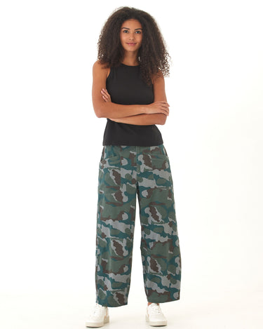 Lauren Cloud Camo Stretch Twill Pleated Barrel Pant Threads 4 Thought 
