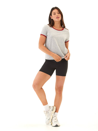 Kylah Comfort Jersey Ringer Tee Womens Tops Short Tee Threads 4 Thought 