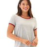 Kylah Comfort Jersey Ringer Tee Womens Tops Short Tee Threads 4 Thought 