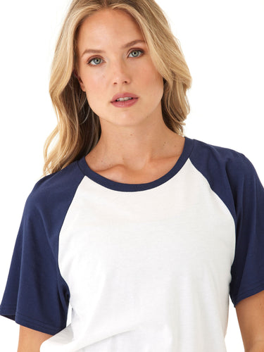 Amanda Comfort Jersey Raglan Tee Womens Tops Short Tee Threads 4 Thought