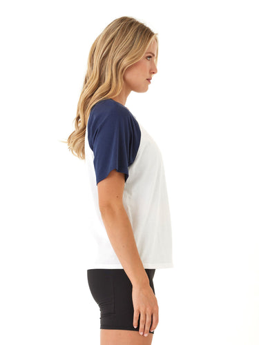 Amanda Comfort Jersey Raglan Tee Womens Tops Short Tee Threads 4 Thought 