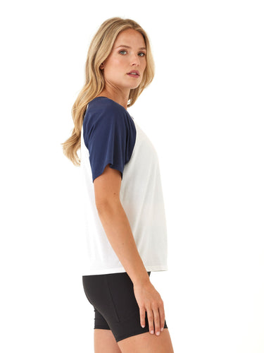 Amanda Comfort Jersey Raglan Tee Womens Tops Short Tee Threads 4 Thought 