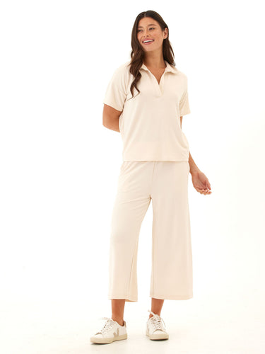 Melanie Modal Terry Top Womens Tops Short Shirt Threads 4 Thought 