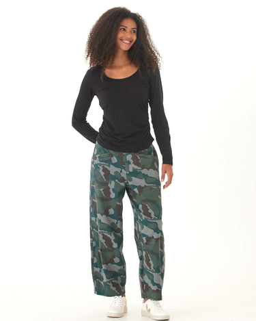 Lucia Luxe Jersey Ruched Long Sleeve Threads 4 Thought 