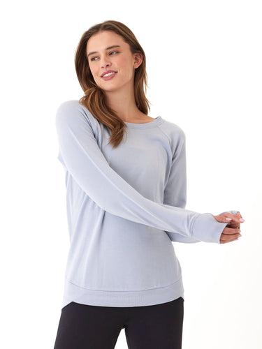 Cannon Feather Fleece Tulip Hem Tunic Sweatshirt Threads 4 Thought