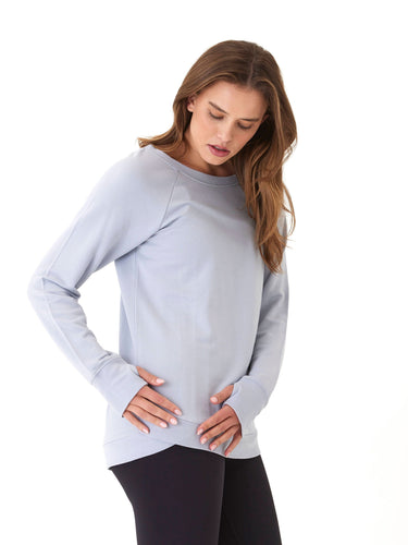 Cannon Feather Fleece Tulip Hem Tunic Sweatshirt Threads 4 Thought 