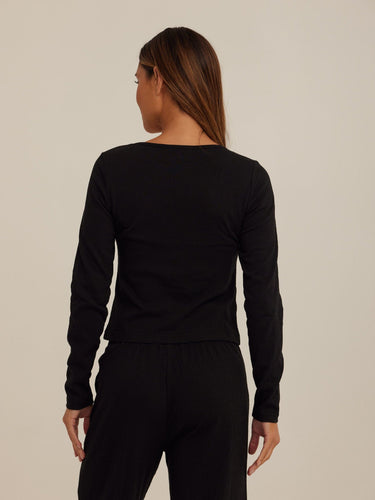 Jamila Smocked Jersey Long Sleeve Womens Tops Long Shirt Threads 4 Thought 