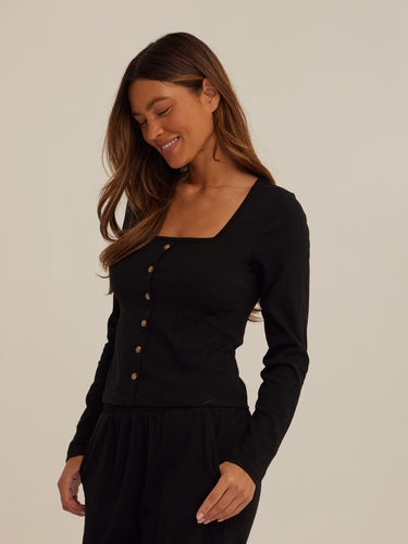 Jamila Smocked Jersey Long Sleeve Womens Tops Long Shirt Threads 4 Thought 