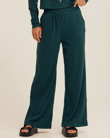 Ivanna Smocked Jersey Wide Leg Pant Womens Bottoms Pants Threads 4 Thought 