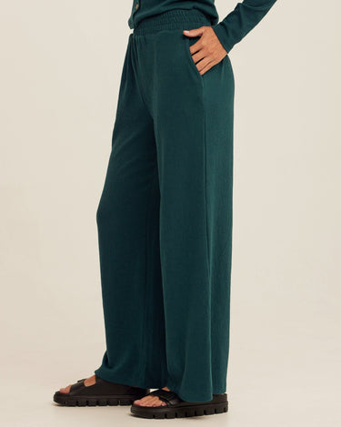 Ivanna Smocked Jersey Wide Leg Pant Womens Bottoms Pants Threads 4 Thought 