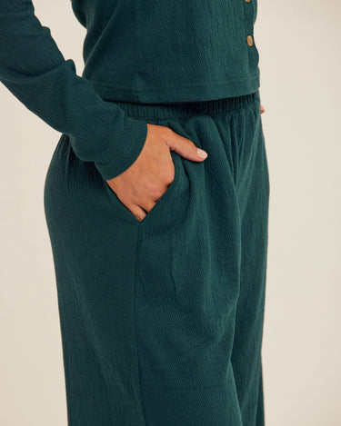 Ivanna Smocked Jersey Wide Leg Pant Womens Bottoms Pants Threads 4 Thought 