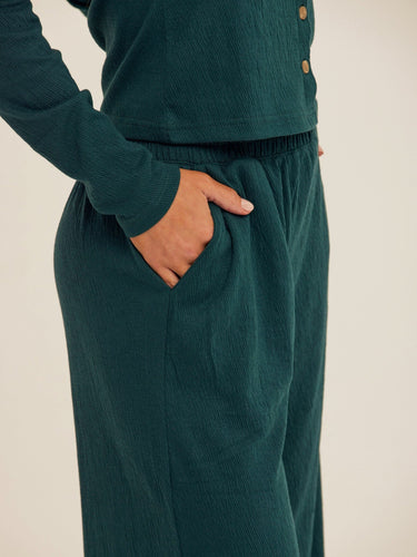 Ivanna Smocked Jersey Wide Leg Pant Womens Bottoms Pants Threads 4 Thought 