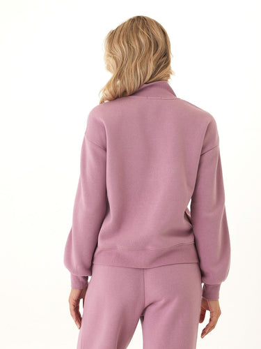 Constance Triblend Fleece Piping Detail Half Zip Pullover Threads 4 Thought 