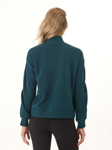 Constance Triblend Fleece Piping Detail Half Zip Pullover Threads 4 Thought 