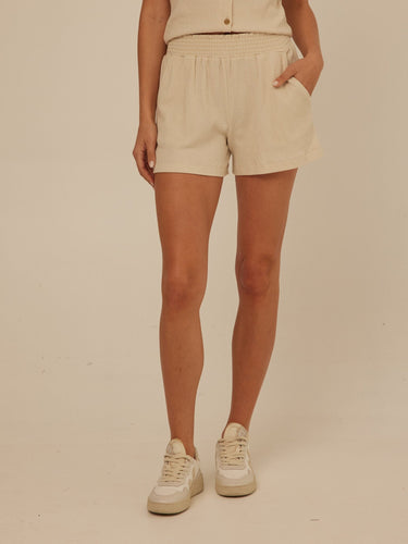 Gwyneth Smocked Jersey Short Womens Bottoms Shorts Threads 4 Thought 