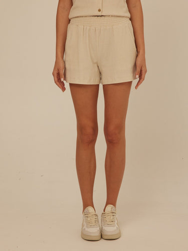 Gwyneth Smocked Jersey Short Womens Bottoms Shorts Threads 4 Thought 