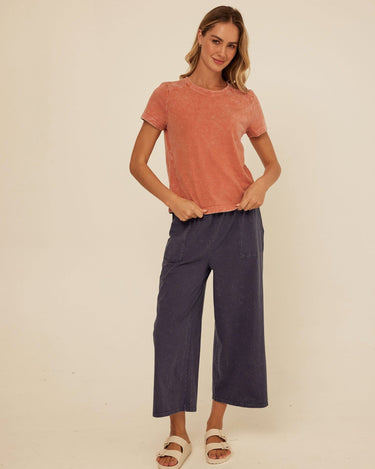 Roselie Mineral Wash Eco Jersey Tee Threads 4 Thought 