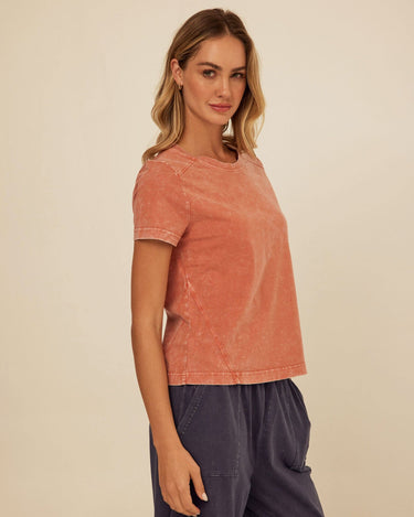Roselie Mineral Wash Eco Jersey Tee Threads 4 Thought 